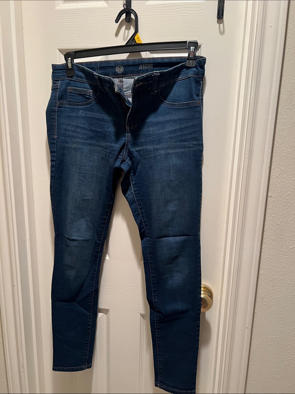 SO Dark Blue Stretch Jeggings - Slim Mid-Rise